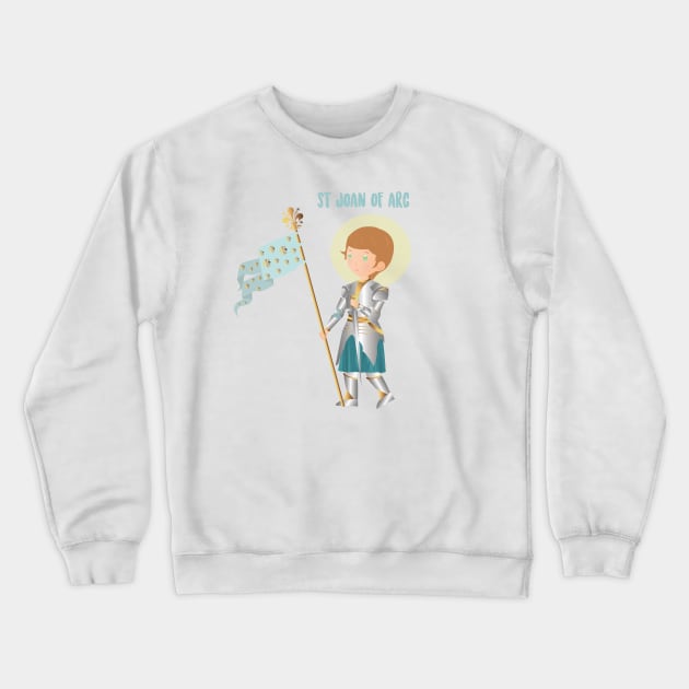 Saint Joan of Arc Crewneck Sweatshirt by AlMAO2O